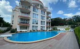 Apartments In Complex Atrium